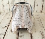 Çiçek Desenli Müslin Puset Örtüsü “Blossom” - Görsel 4