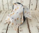 Kuş Desenli Müslin Puset Örtüsü “Birdie”