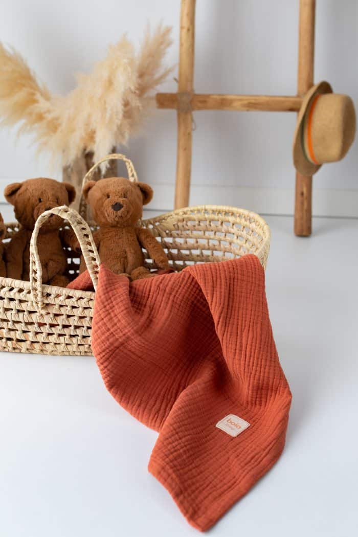 4 Kat Müslin Örtü Kiremit - Görsel 4