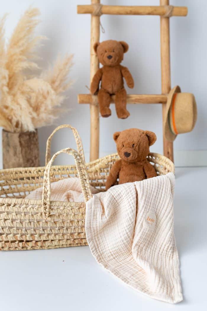 4 Kat Müslin Örtü Bej - Görsel 5