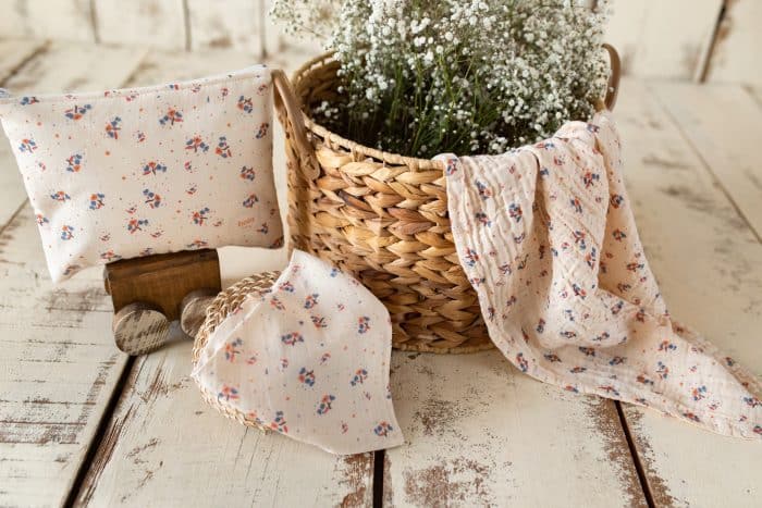 Çiçek Desenli Müslin Önlük "Blossom" - Görsel 4