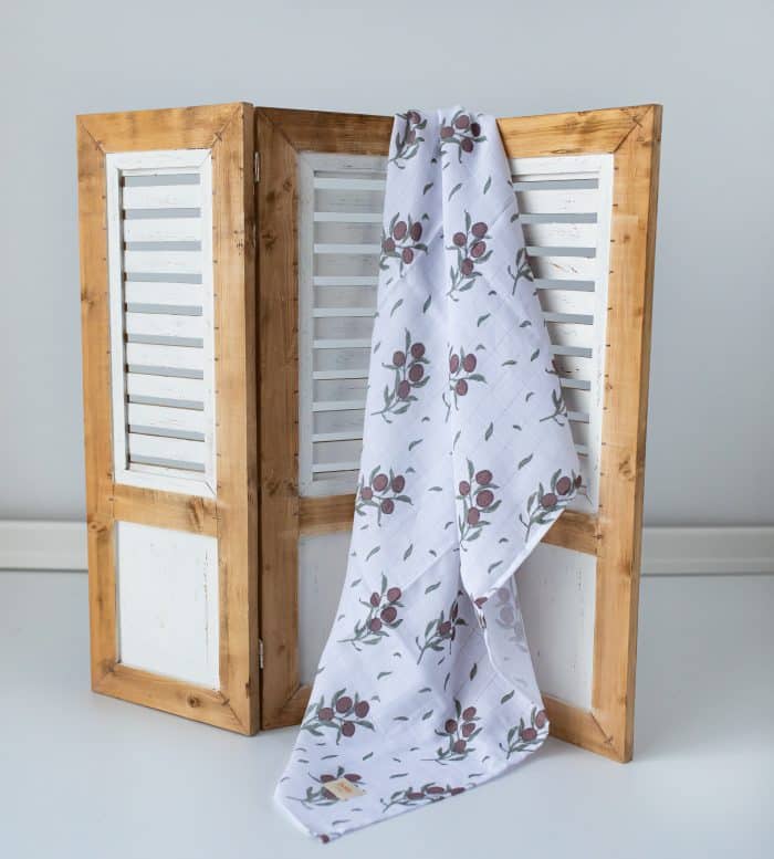 Zeytin Desenli Müslin Set “Healthy Olive” - Görsel 1