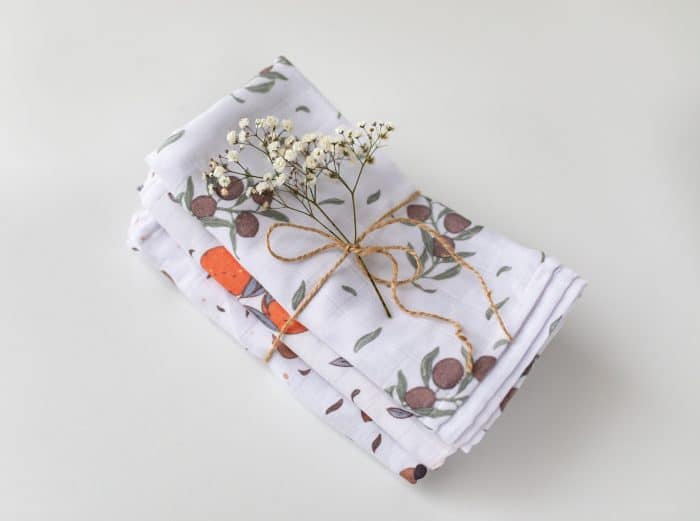 Zeytin Desenli Müslin Set “Healthy Olive” - Görsel 2