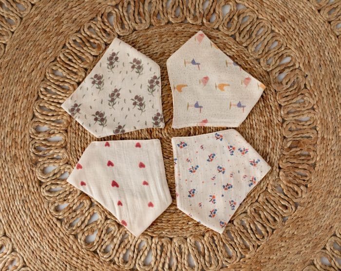 Çiçek Desenli Müslin Önlük "Blossom" - Görsel 6