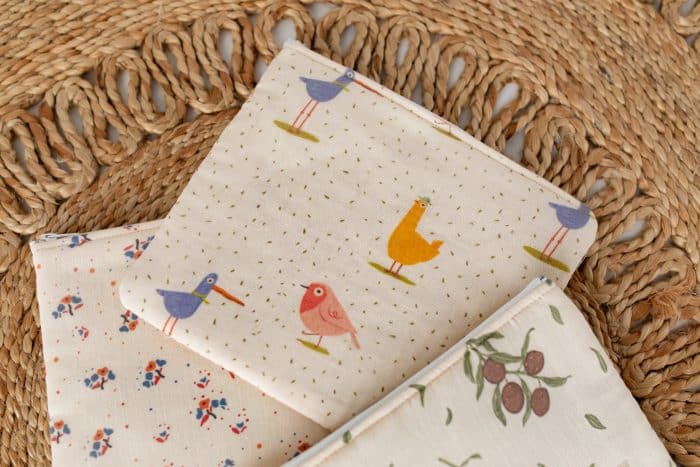 Kuş Desenli Müslin Çanta “Birdie” - Görsel 2