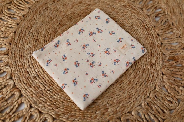 Çiçek Desenli Müslin Çanta “Blossom” - Görsel 1