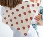 Köpek Desenli Müslin Omuz Örtüsü (Alezli) - Görsel 2