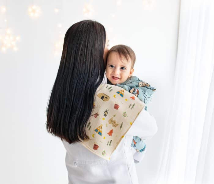 Kamp Desenli Müslin Omuz Örtüsü (Alezli) - Görsel 2