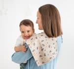 Çiçek Desenli Müslin Omuz Örtüsü (Alezli) - Görsel 2