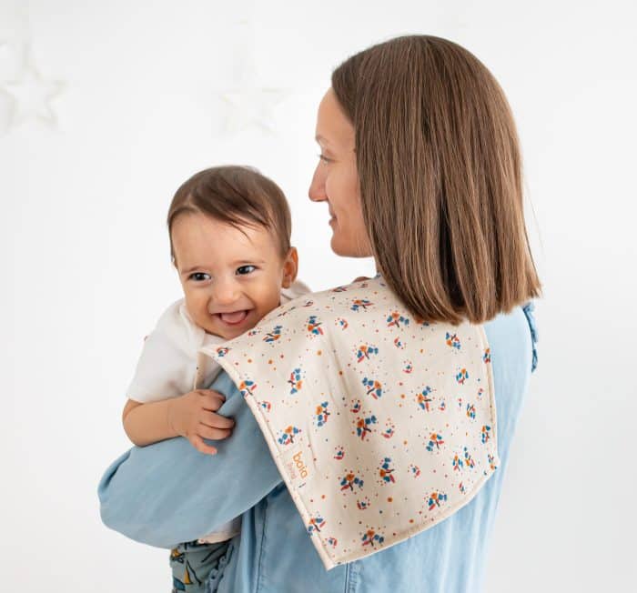 Çiçek Desenli Müslin Omuz Örtüsü (Alezli) - Görsel 2