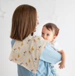 Kuş Desenli Müslin Omuz Örtüsü (Alezli) - Görsel 2