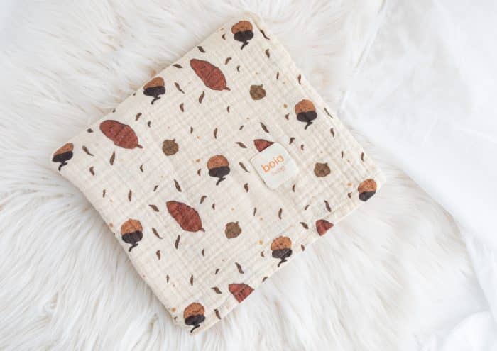 Meşe Palamudu Müslin Örtü "Friendly Acorn" - Görsel 4