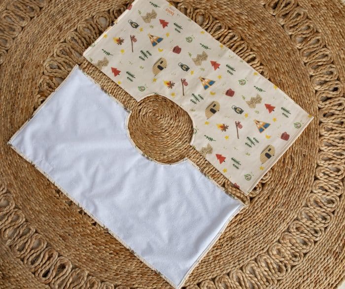 Kamp Desenli Müslin Omuz Örtüsü (Alezli) - Görsel 3