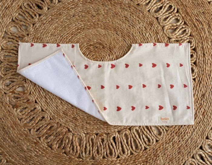 Kalp Desenli Müslin Omuz Örtüsü (Alezli) - Görsel 3