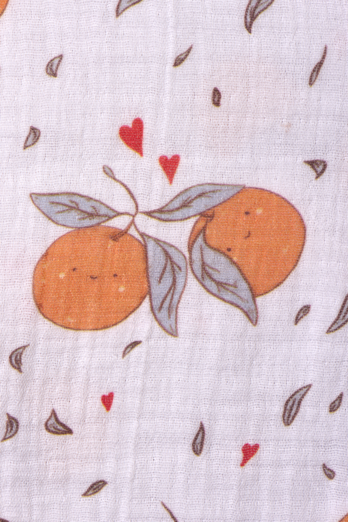 Portakal Müslin Panço "Juicy Orange" - Görsel 5